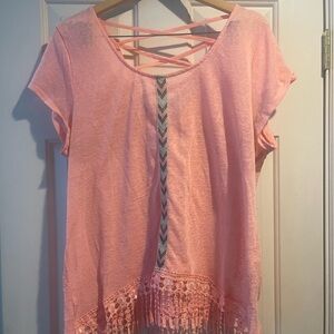 Maurice’s 3x pink top
